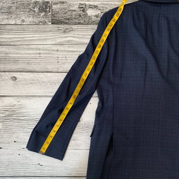 Hart Schaffner Marx Union Made Check Print 2 Button Blazer - Picture 16 of 16